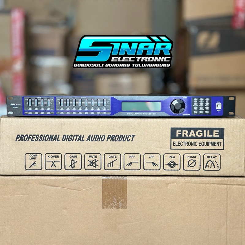 DLMS SPL Audio DP480 Management Digital Sound Processor Original