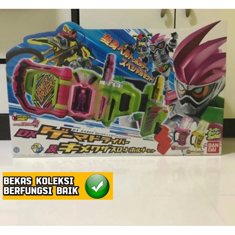 Dx Belt Kamen Rider Ex Aid Gamer Driver Kimewaza Slot Holder Set