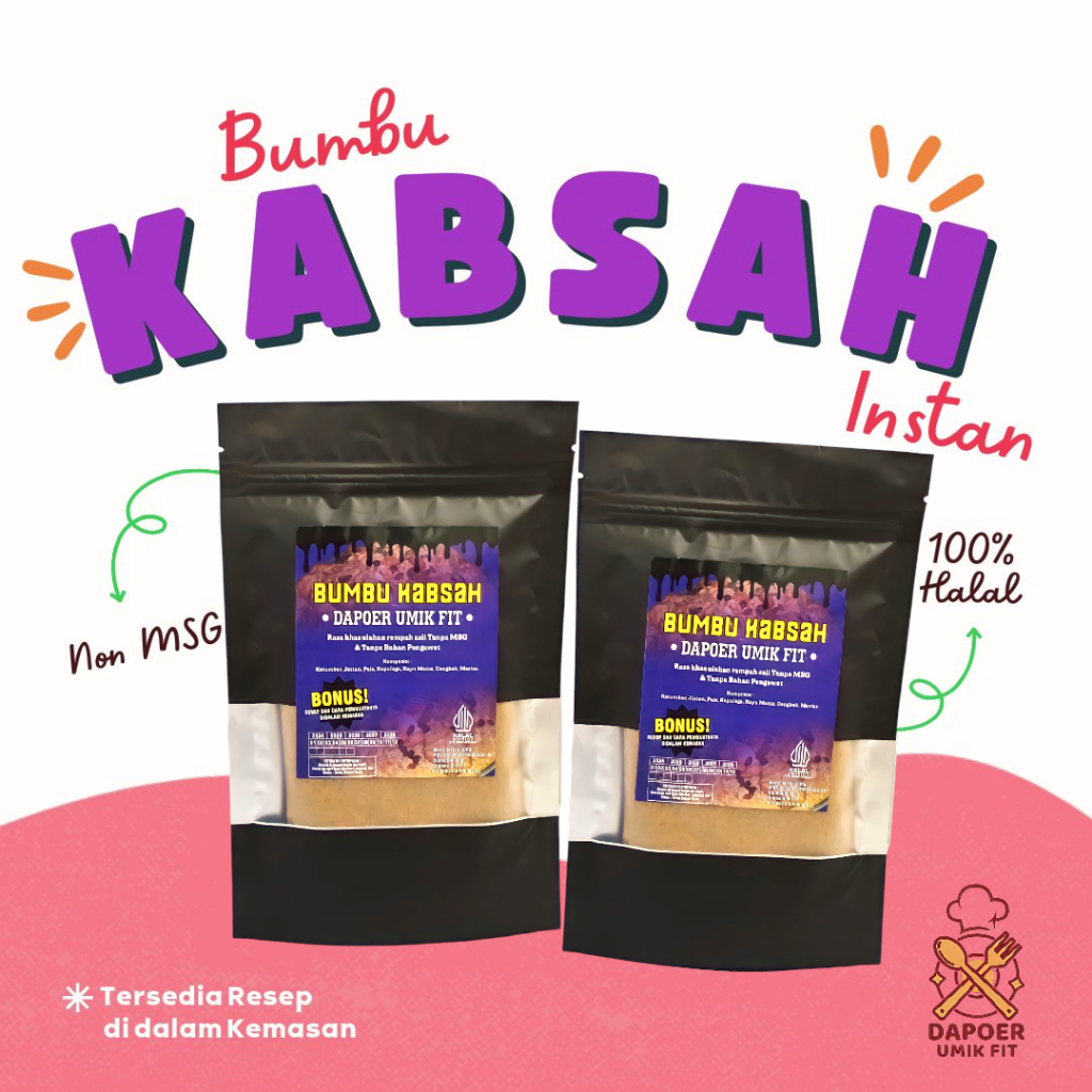 

BUMBU KABSAH DAPOER UMIK FIT | Bumbu Instan 100 gram