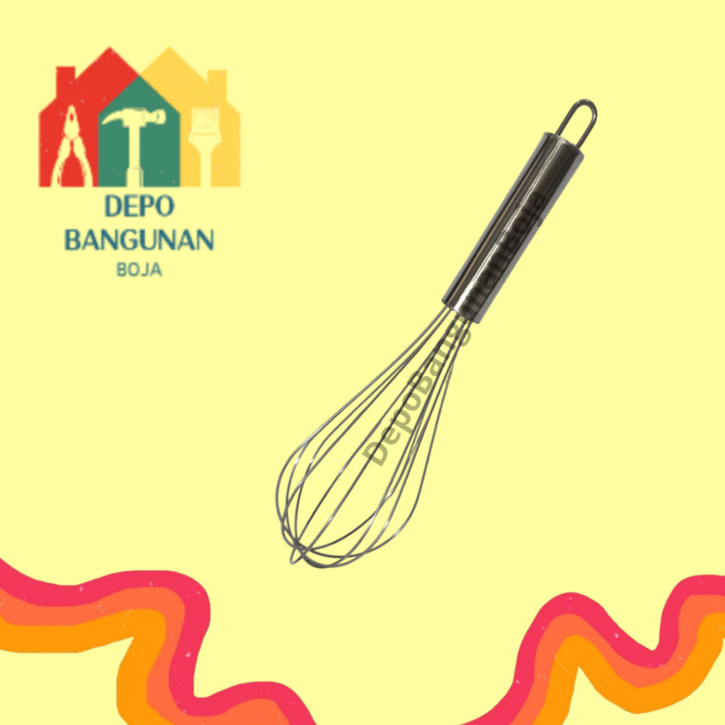 (K) Kocokan Stainless Steel / Whisk Stainless Steel / Balloon Whisk