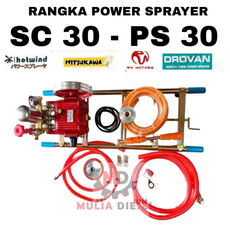Rangka Power Sprayer Steam Paket SC 30 SC30 - Tanpa Mesin Penggerak Steam cuci motor mobil