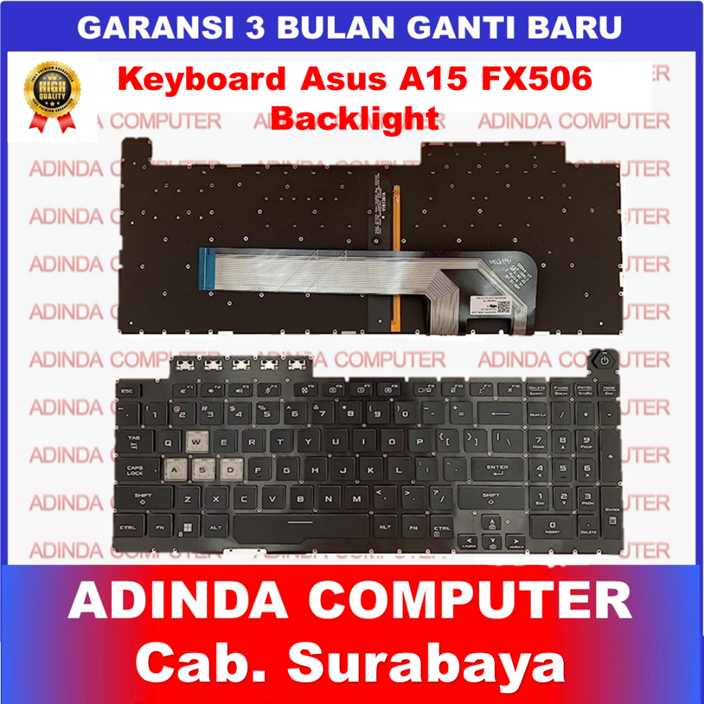 Keyboard Asus TUF A15 FX506 FX506HC FX506I FX506IH FX506II Backlight