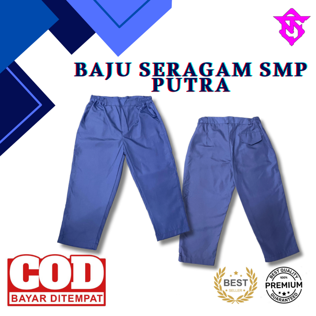 57 CELANA SERAGAM SMP CELANA PANJANG SMP SERAGAM CELANA SMP PREMIUM