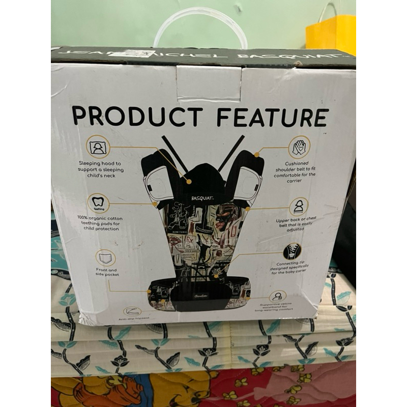 Preloved Hipseat Carrier Cocolatte Jean Michel Basquiat