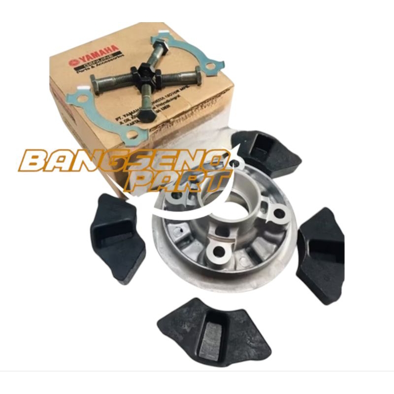 Sepaket Dudukan nap gir napgir original yamaha set karet angkatan Dan Baut nap gir Yamaha Rx king Fi