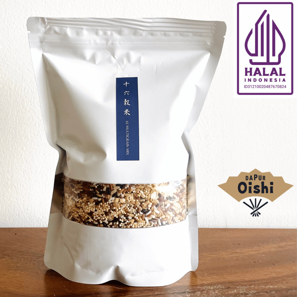 

[ 2 kg / 5kg ] 16 Multigrain Rice mix [ HALAL ]| Dapur Oishi | Nasi Sehat Vegan Protein Fiber Quinoa Beras Merah Kongbap Multi Grain Diet Jepang Korea