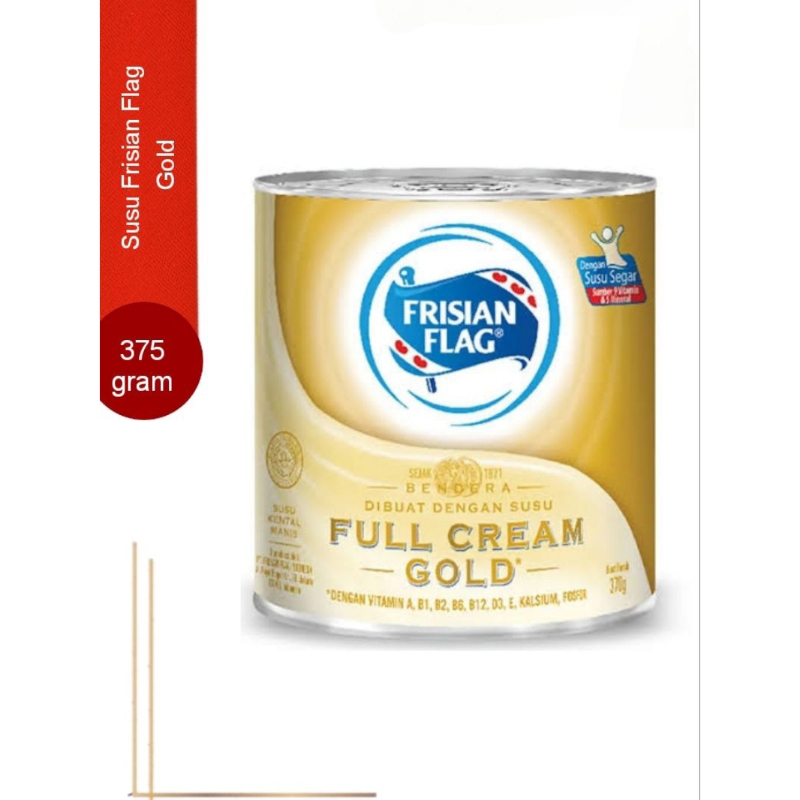 

Susu Frisian Flag Kaleng Gold 370 gram Susu Bendera Kaleng Gold Susu Kental Manis Gold