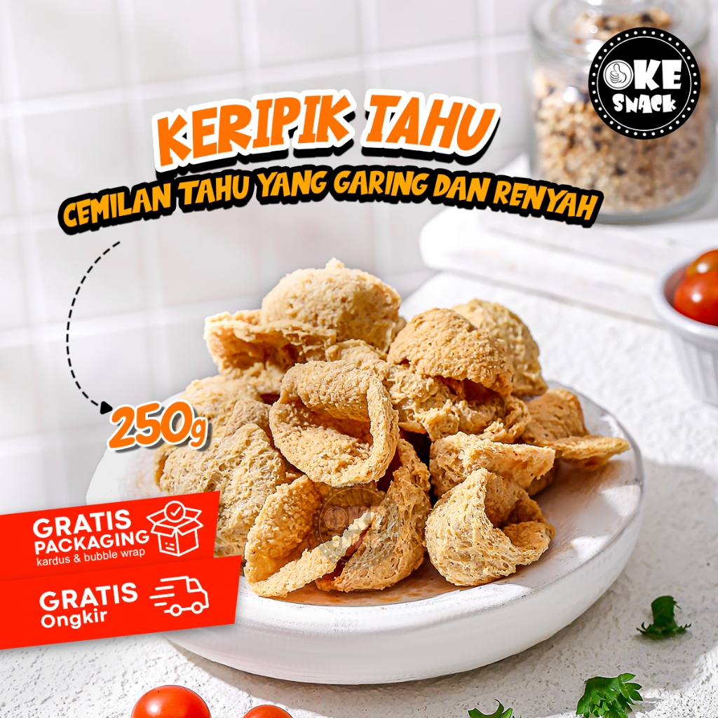 

Keripik Tahu Original | Keripik Tahu - 250g