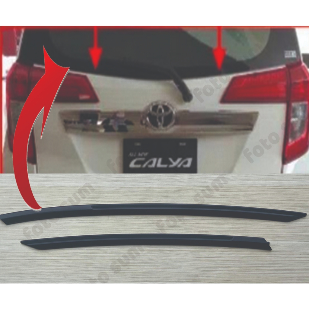 List kaca belakang mobil calya dan sigra warna hitam