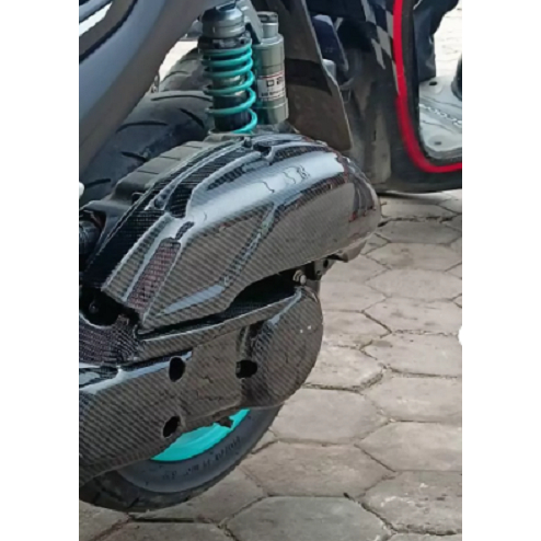 Cover Filter Tutup Udara Aerox New Carbon Kevlar