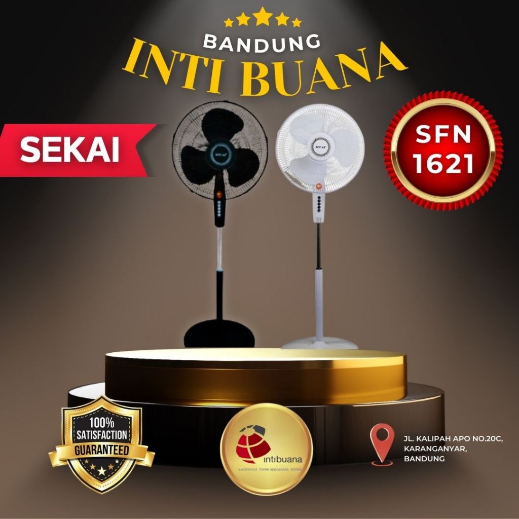SEKAI Kipas Angin Tumpu SFN 1621 Stand Fan 16 Inch SFN1621