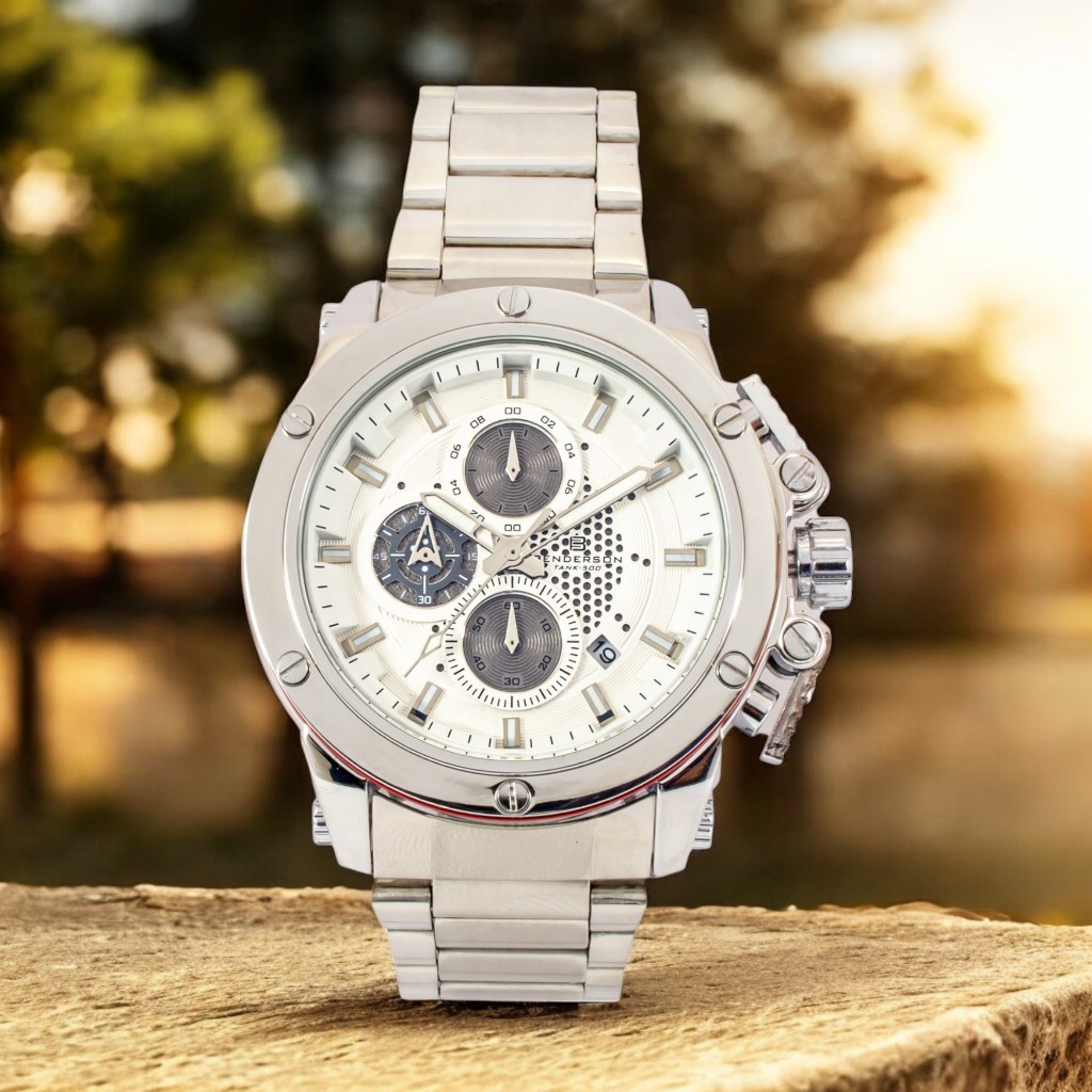 BENDERSON 1730-MD JAM TANGAN PRIA FASHION SPORT STAINLESS STEEL STRAP CHRONO ACTIVE WATER RESISTANT