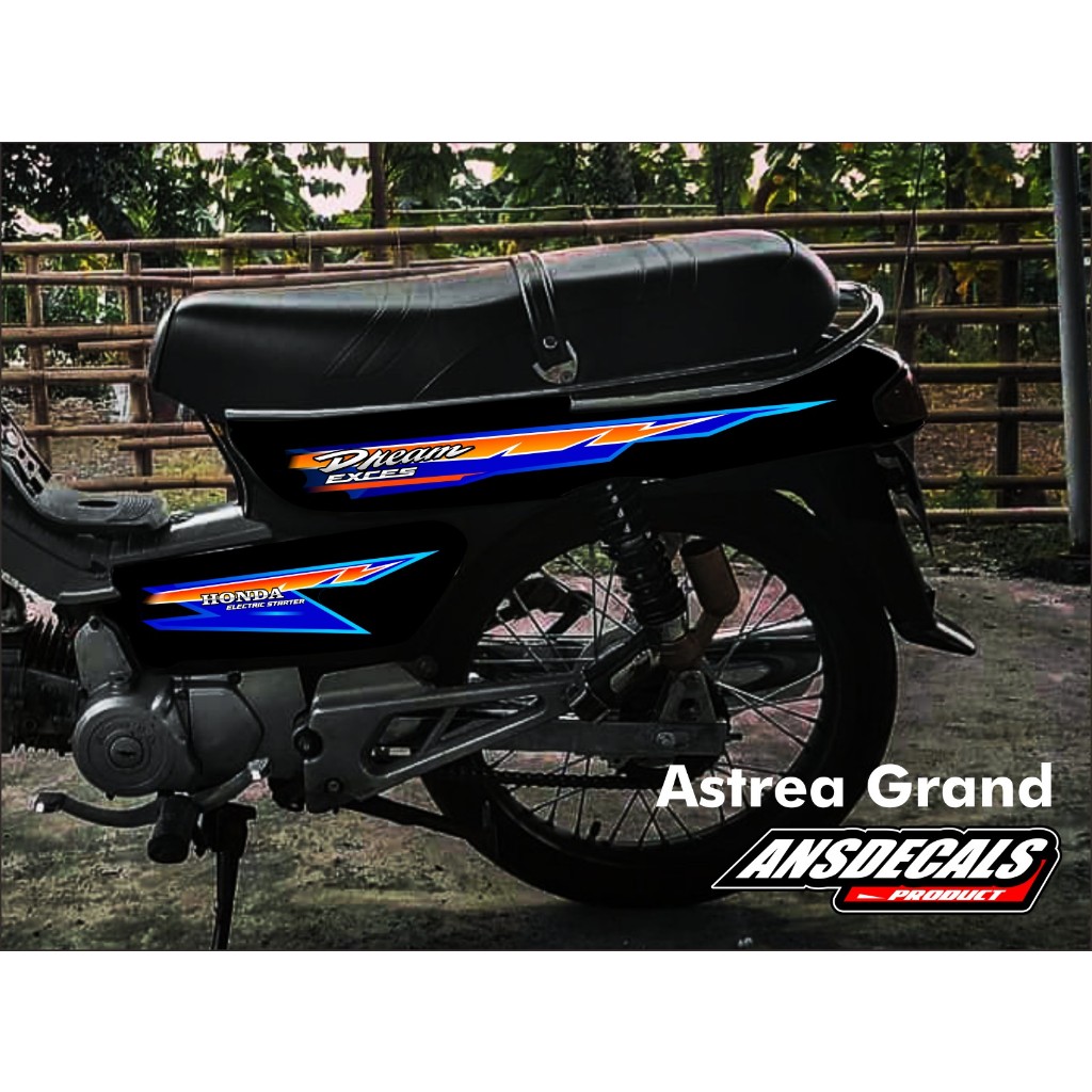 STRIPING STIKER LIS VARIASI HONDA ASTREA GRAND BULUS STIKER ASTREA GRAND
