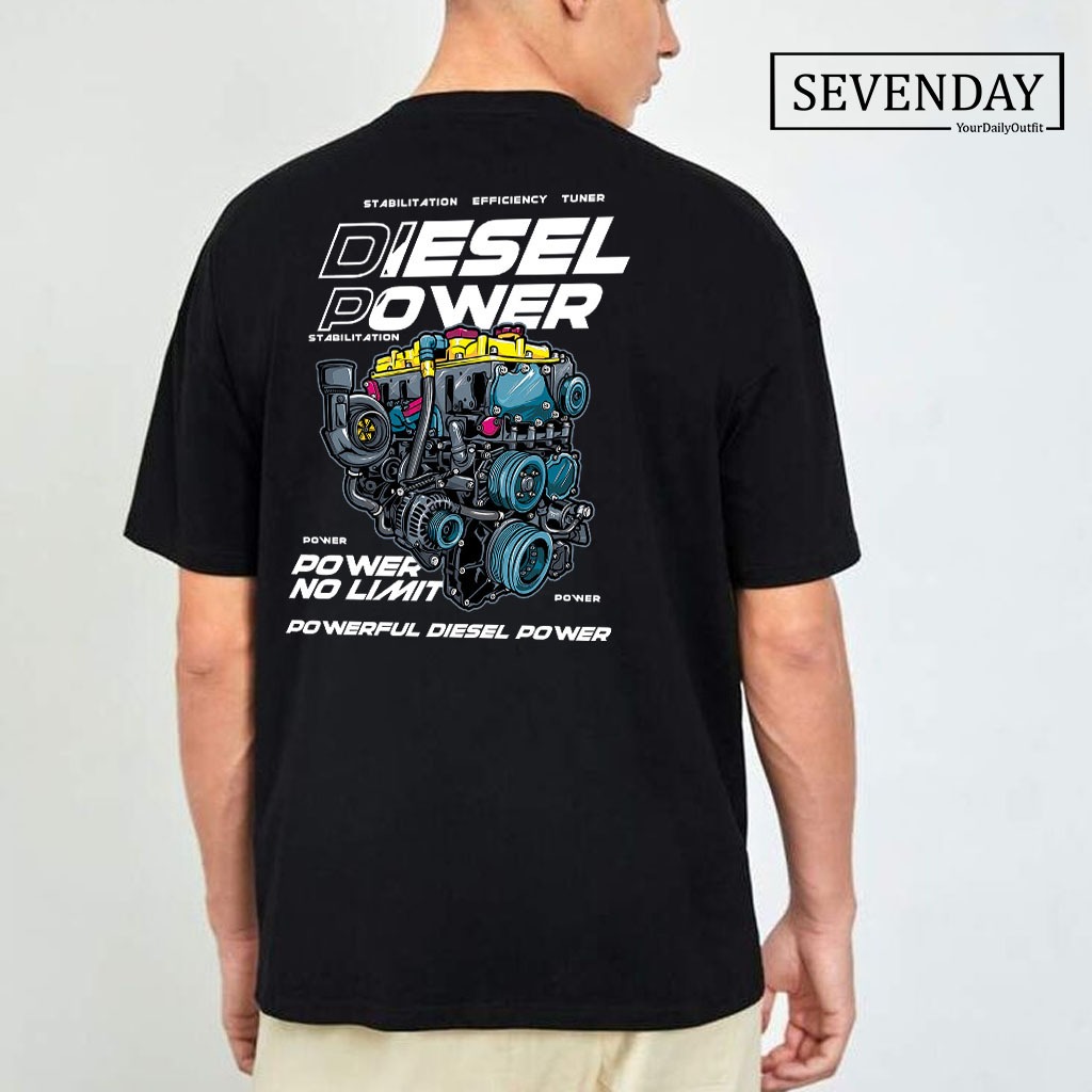 Tshirt DIESEL POWER - Kaos DIESEL POWER - Kaos distro - Kaos RACING - Tshirt (COD)