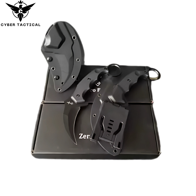 Zerro Error Cerambit Kydex Karambit Survival Kit Hitam