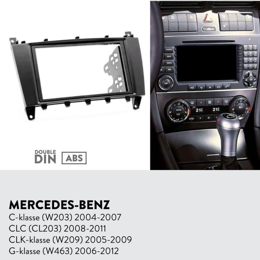 Frame headunit 7 inch mercedes Benz C Class W203 GLK CLK w209 2005 - 2009