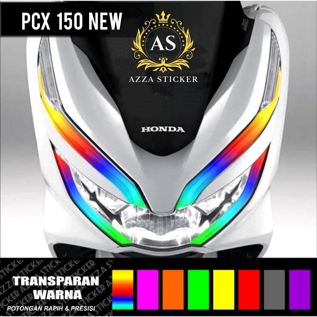 STICKER ALIS PCX 150 NEW STIKER TRANSPARAN