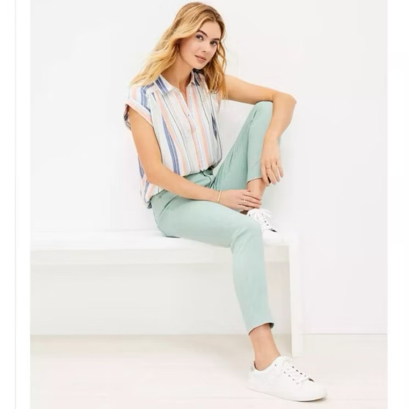 SALE Loft Skinny High Waist Corduroy Pants (5 Collor)