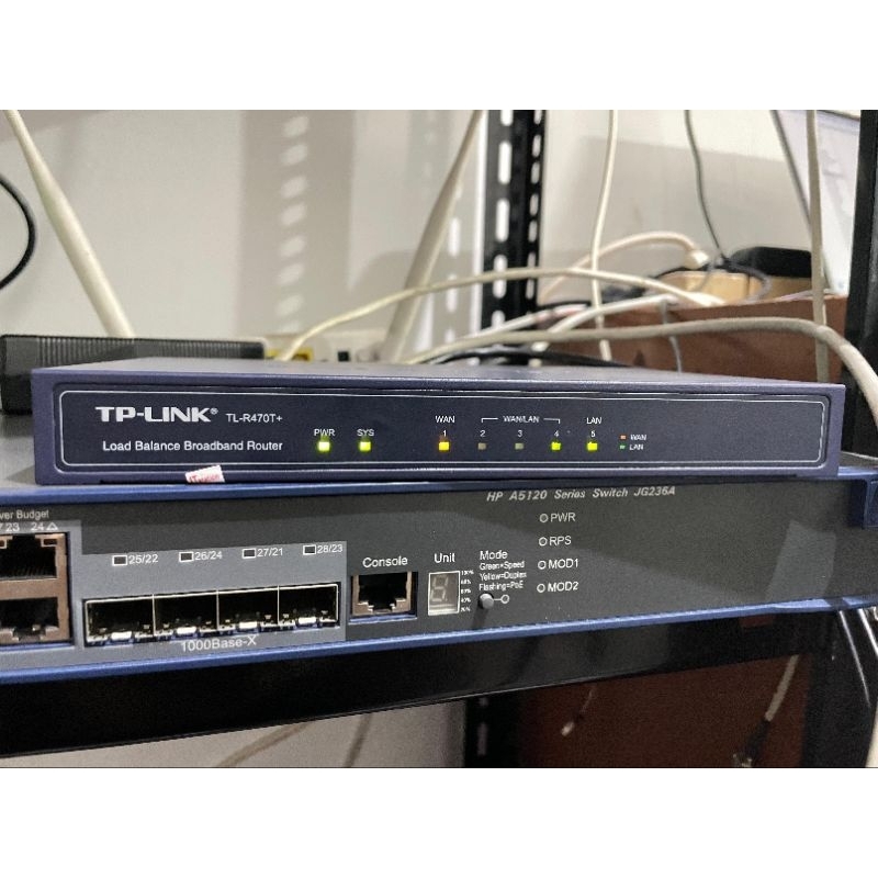 TP Link TL-R470T+Load Balance Router