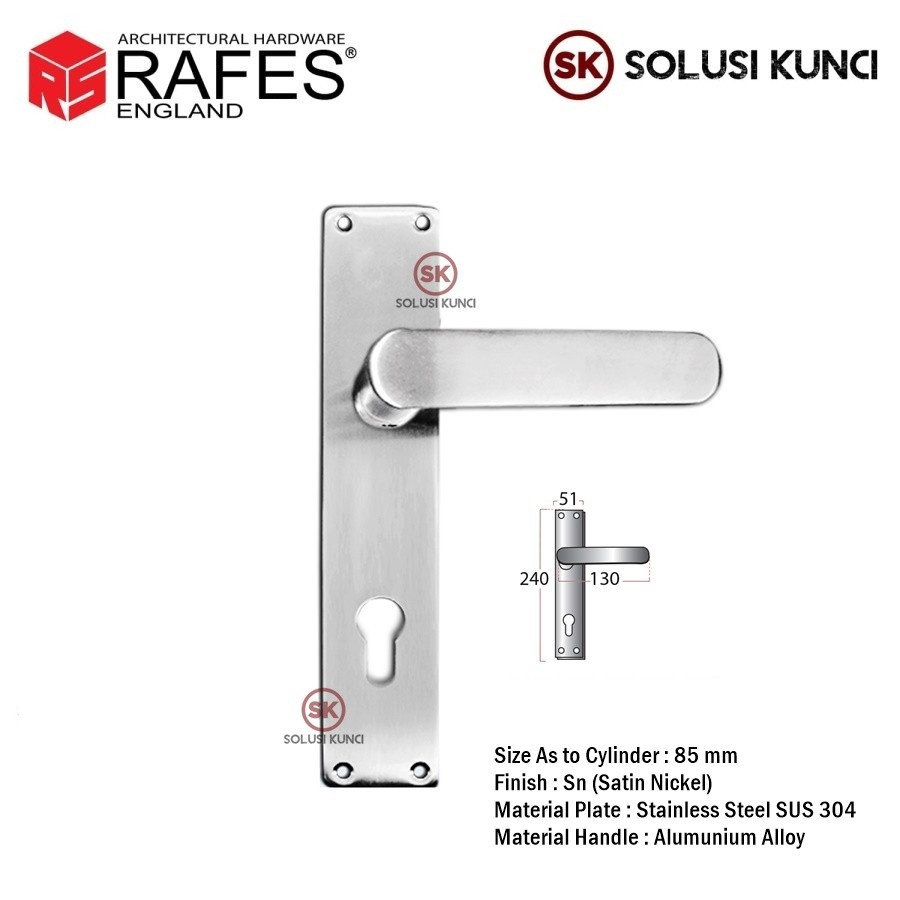 Plate Handle Rafes England - HX 8526