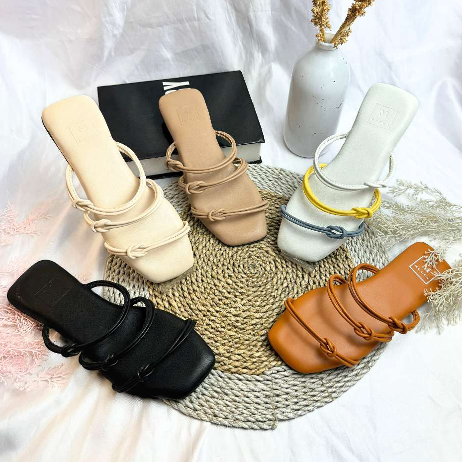 Chocolatte Sandal Flat shoes Tali Tiga jayana - Jo 04