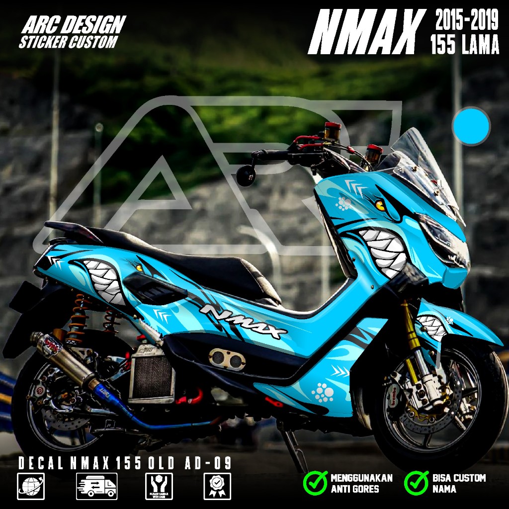 (PROMO COD) TERBARU Decal Sticker Yamaha Nmax 155 Old Full body - Stiker Skotlet Variasi Modifikasi 