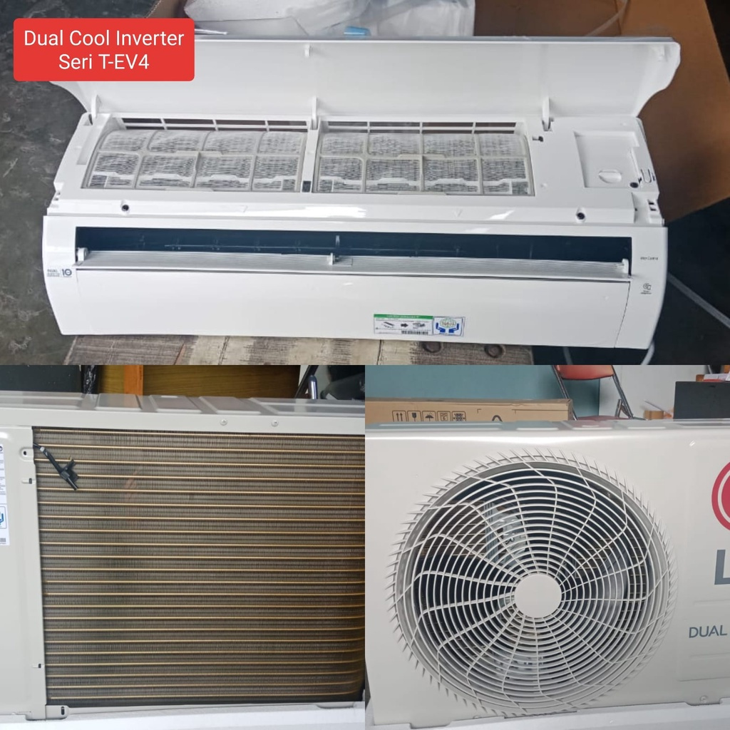 AC LG 1 PK Dual Cool Inverter Low Watt R32 T09EV5 (Watt Control) Unit Only