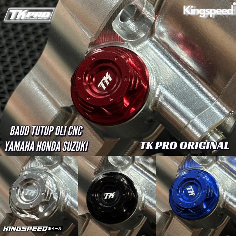 TUTUP OLI CNC TKPRO UNIVERSAL HONDA YAMAHA SUZUKI