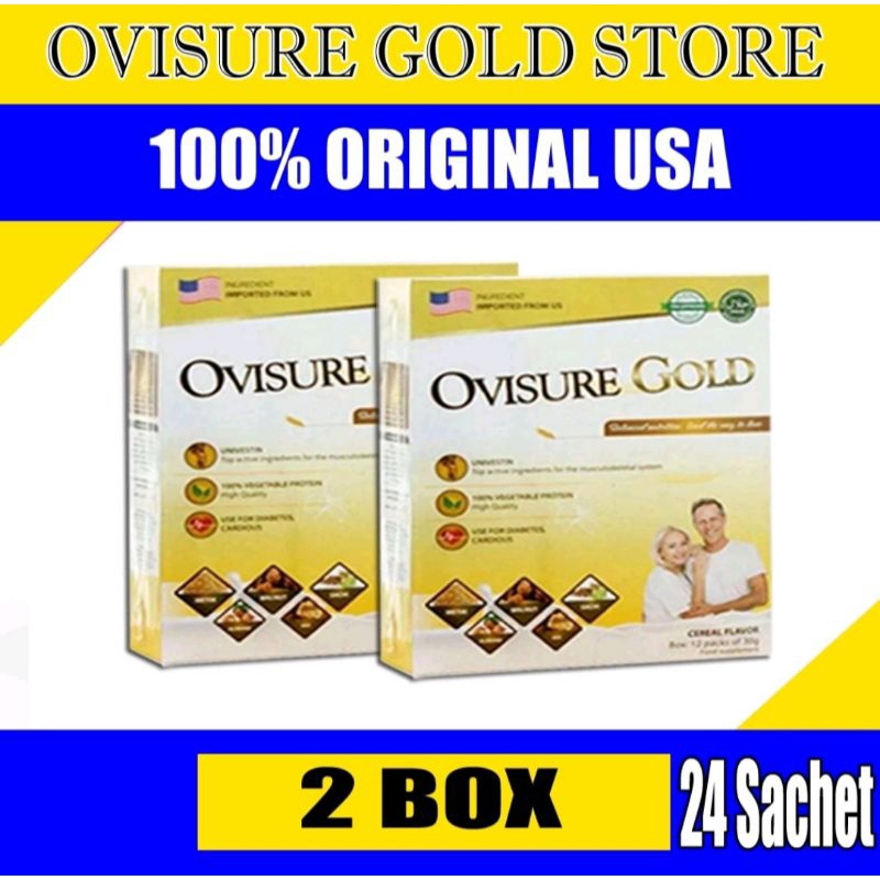 

PAKET 2 BOX OVISURE GOLD MILK SUSU KESEHATAN TULANG DAN SENDI