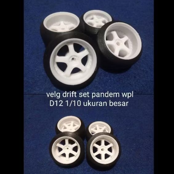 velg drift set pandem wpl D12 1/10 ukuran besar