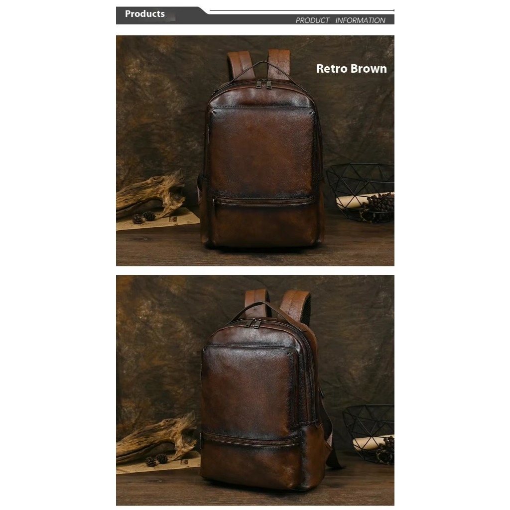 tas pria untuk laptop ukuran besar>kulit asli