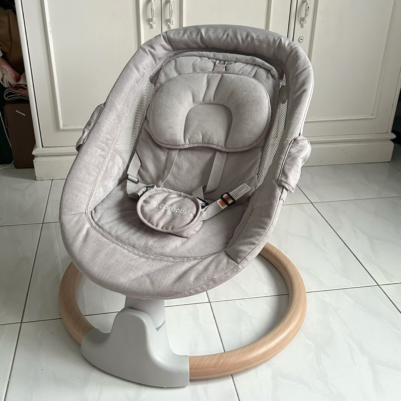 PRELOVED Sugar Baby Hug Me Bouncer K-Series Wood || Bouncer Ayunan Bayi Sugar Baby
