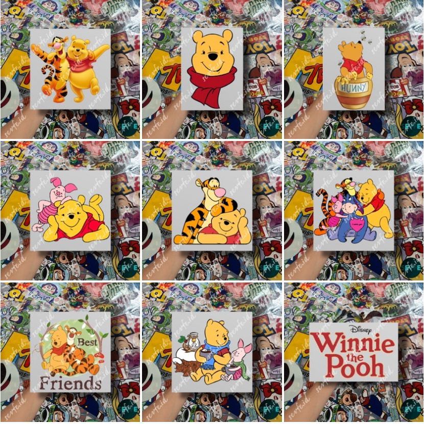 

Stiker Sablon Setrika Sablon WINNIE THE POOH