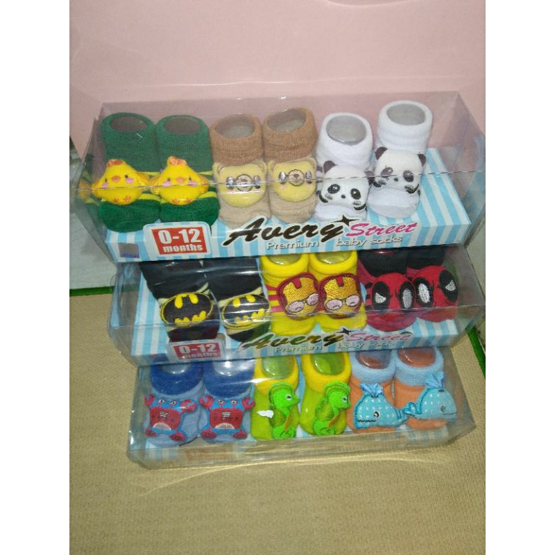 Avery Street Socks Anak 0-12month /kaos kaki anak 0-12bulan
