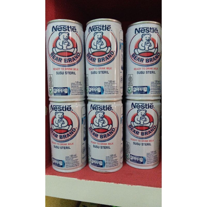 

BEAR BRAND Susu Beruang 189 mL Susu Steril NESTLE