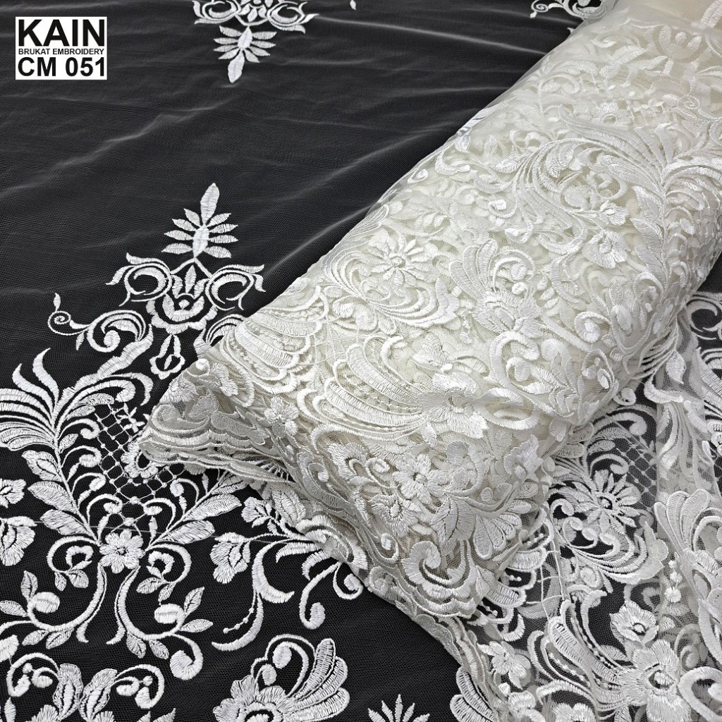 Kain Brukat / Kain Brokat - CM 051 (PER 1 METER)