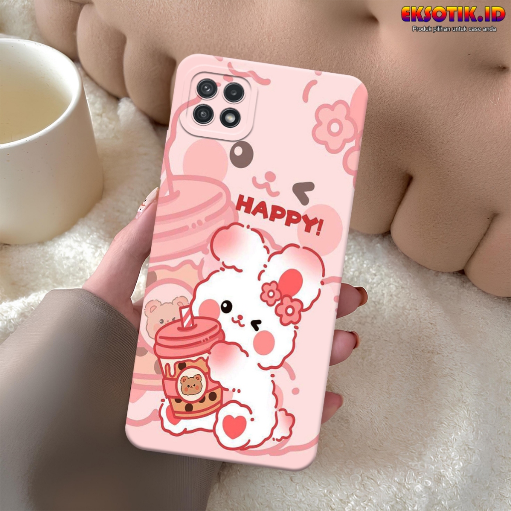 Case Samsung A22 5G - Casing Samsung A22 5G - Fashion Case - Silikon Samsung A22 5G  - Motif Keren D