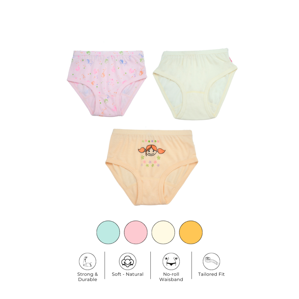 Celana Anak Perempuan CD Anak Motif Lucu Celana Dalam Anak Balita Motif Lucu Umur 2 - 9 Tahun