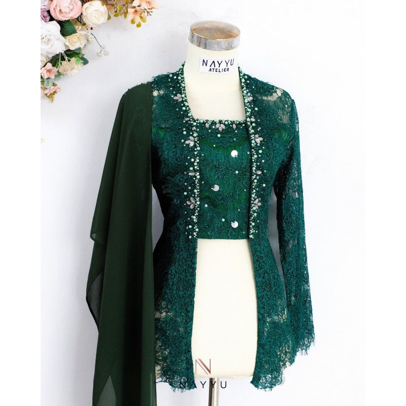 Atasan Kebaya Brokat Payet