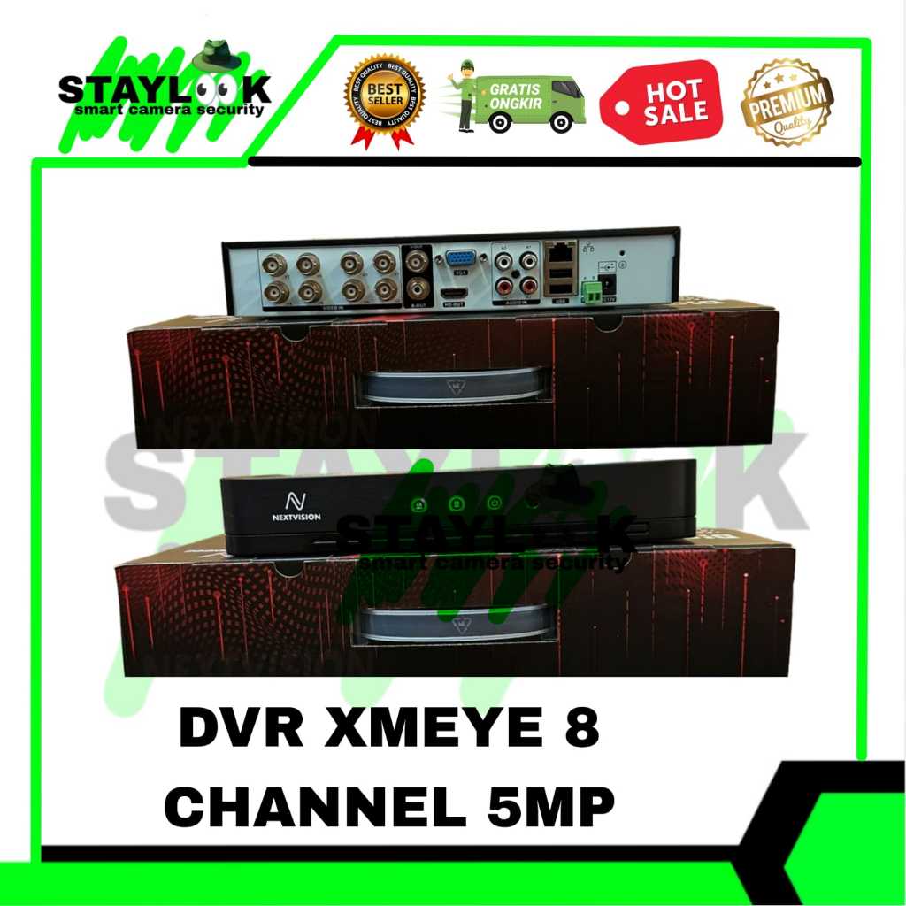 DVR CCTV AHD / DVR AHD 8 Channel XMEYE 5MP / DVR XMEYE 8CH 5MP / XMEYE 8 CHANNEL 5MP TERMURAH DAN BE