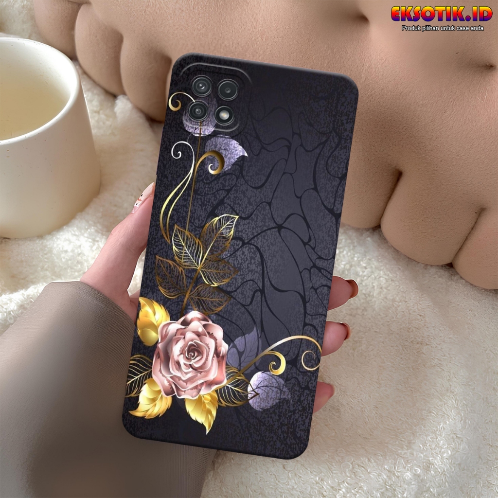 Case Samsung A22 5G - Casing Samsung A22 5G - Fashion Case - Silikon Samsung A22 5G  - Motif Keren D