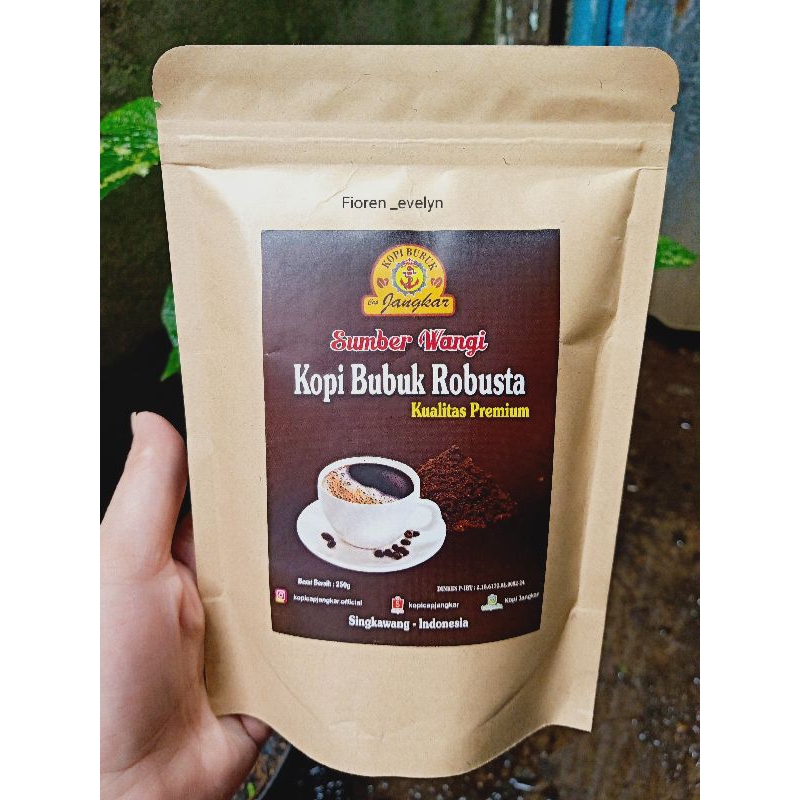 

Kopi Bubuk Robusta Cap Jangkar Sumber Wangi 250gr