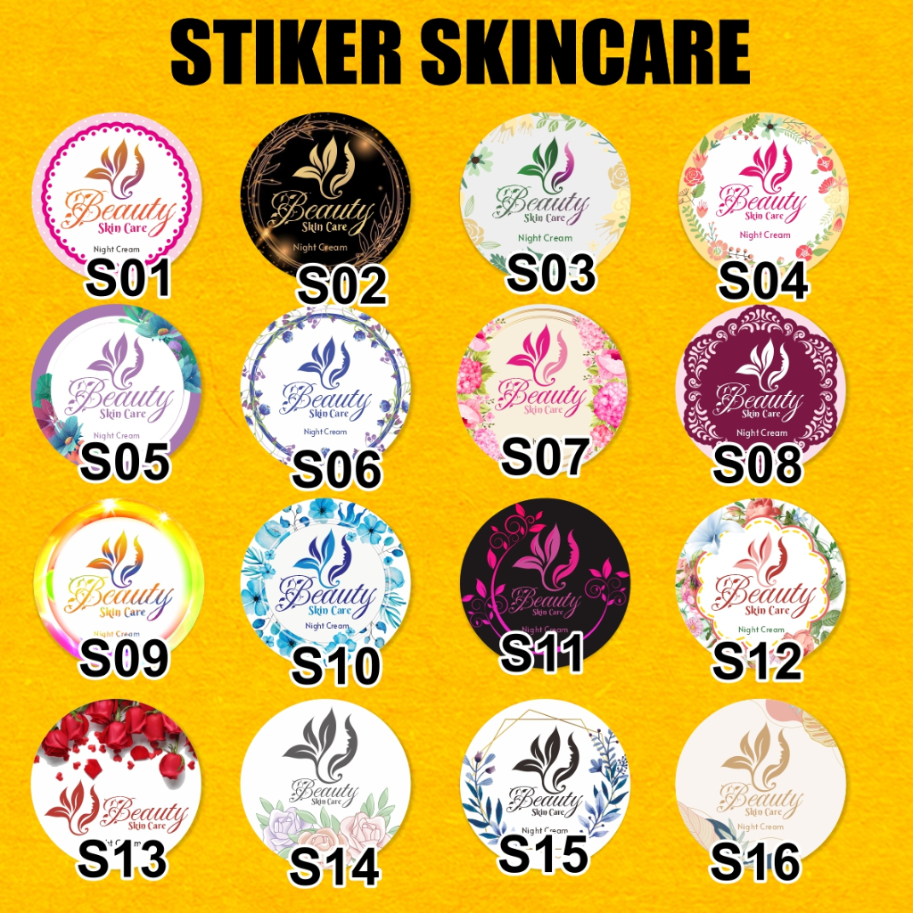 

LABEL STICKER STIKER SKINCARE KECANTIKAN ANTI LUNTUR(FREE POTONG PERSEGI/PERSEGI PANJANG)