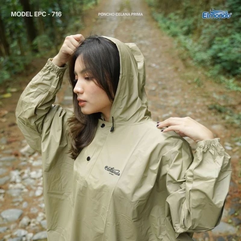 DFR Jas Hujan Poncho Lengan+Celana Elmondo Prima716 Original Unisex [BEST SELLER]