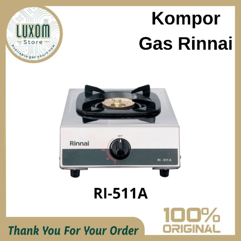 Kompor gas rinnai RI-511A/kompor gas/rinnai/1tungku/511A