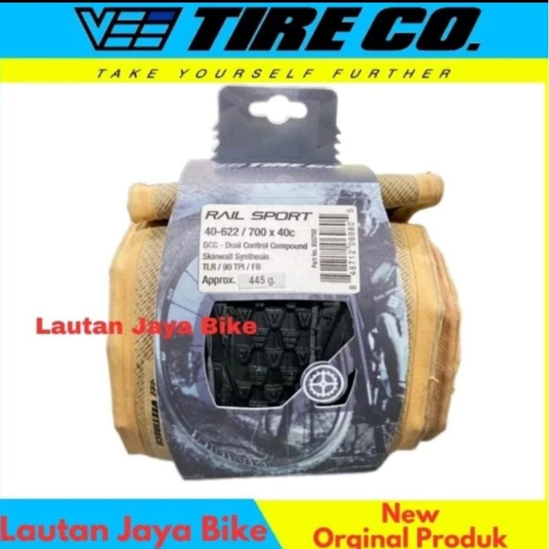 Ban Luar Sepeda vee Tire Co 700 x 40C RAIL SPORT New