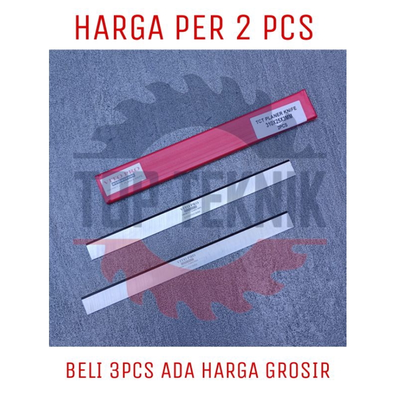 Pisau planer TCT VITO PRO 310 X 25 X 3mm - Pisau Pasah / serut / ketam kayu