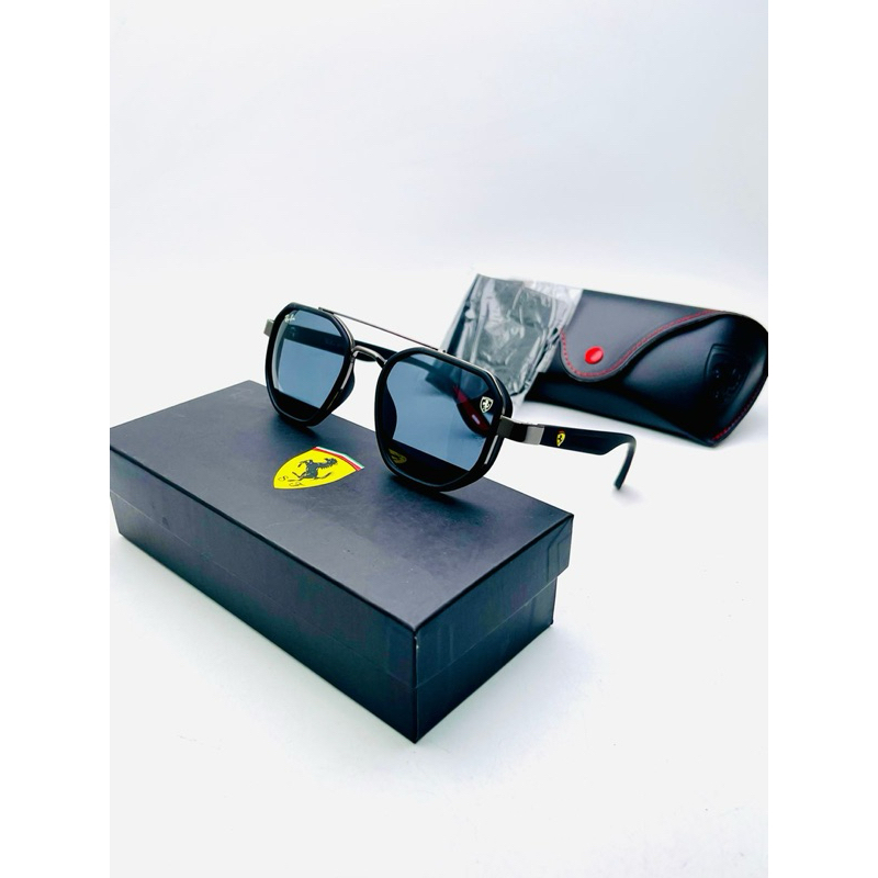 COD kacamata rayban Ferrari pria wanita lensa anti UV400 protection l