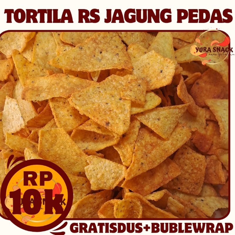 

Tortila Chips Rasa Jagung Bakar 250gr Enak Renyah Gurih Snack Kiloan Murah free Dus Dan Bublewrap