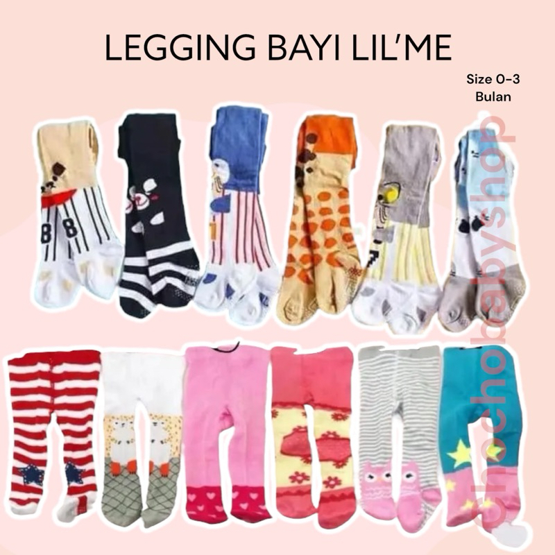 LEGGING BAYI PEREMPUAN LAKI LAKI LIL ME / LEGGING BAYI TUTUP KAKI